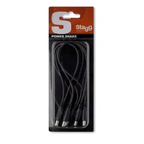 Cable De Alimentación Para 5 Pedales Stagg SPSDC5M1F