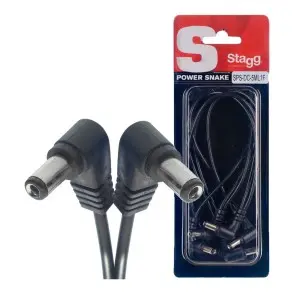 Cable De Alimentación Para 5 Pedales Stagg SPSDC5M1F
