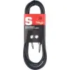 Cable Plug Plug 3 Metros Stagg SGC3 Ficha Metailca