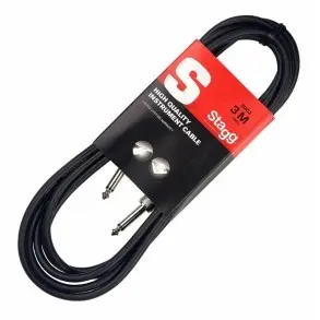 Cable Plug Plug 3 Metros Stagg SGC3 Ficha Metailca