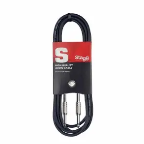 Cable Plug Mono A Plug Mono Recto de 6 Metros Stagg SGC6