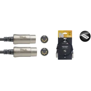 Cable Midi Pro Stagg De 3 Metro NMD3R