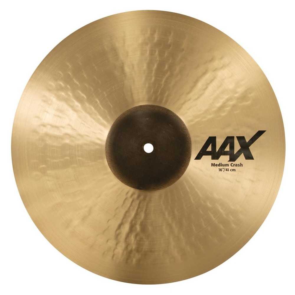 Platillo Sabian AAX Medium Crash de 16" Brillante 21808XCB