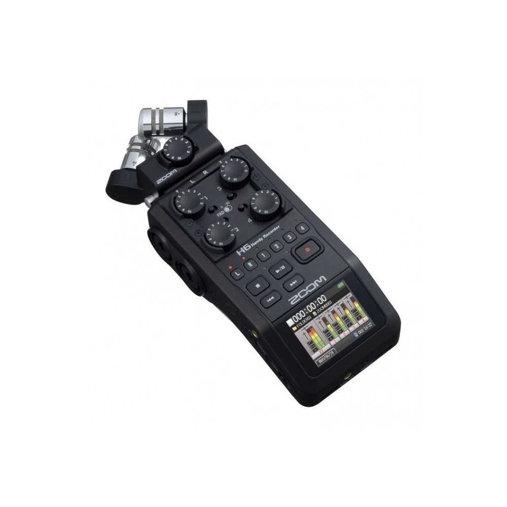 Handy Recorder USB Grabador Digital 6 canales 2 mics XY 4 Preamps XLR/TRS