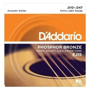 ENCORDADO GUITARRA ACUSTICA 010 - 047 EJ15