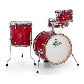 Batería Gretsch 4 Cuerpos Caoba Red Satin Flame Ct1-j484-rsf