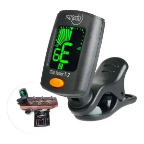 Afinador Digital Cherub Cromático Para Instrumentos De Cuerda T2