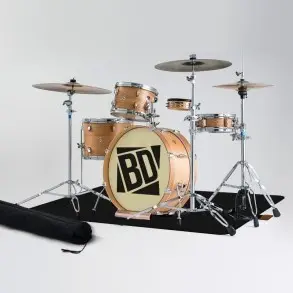Alfombra Bateria Reforzada Goma Antideslizante + Freno Bombo | 1 x 1,40 Metros