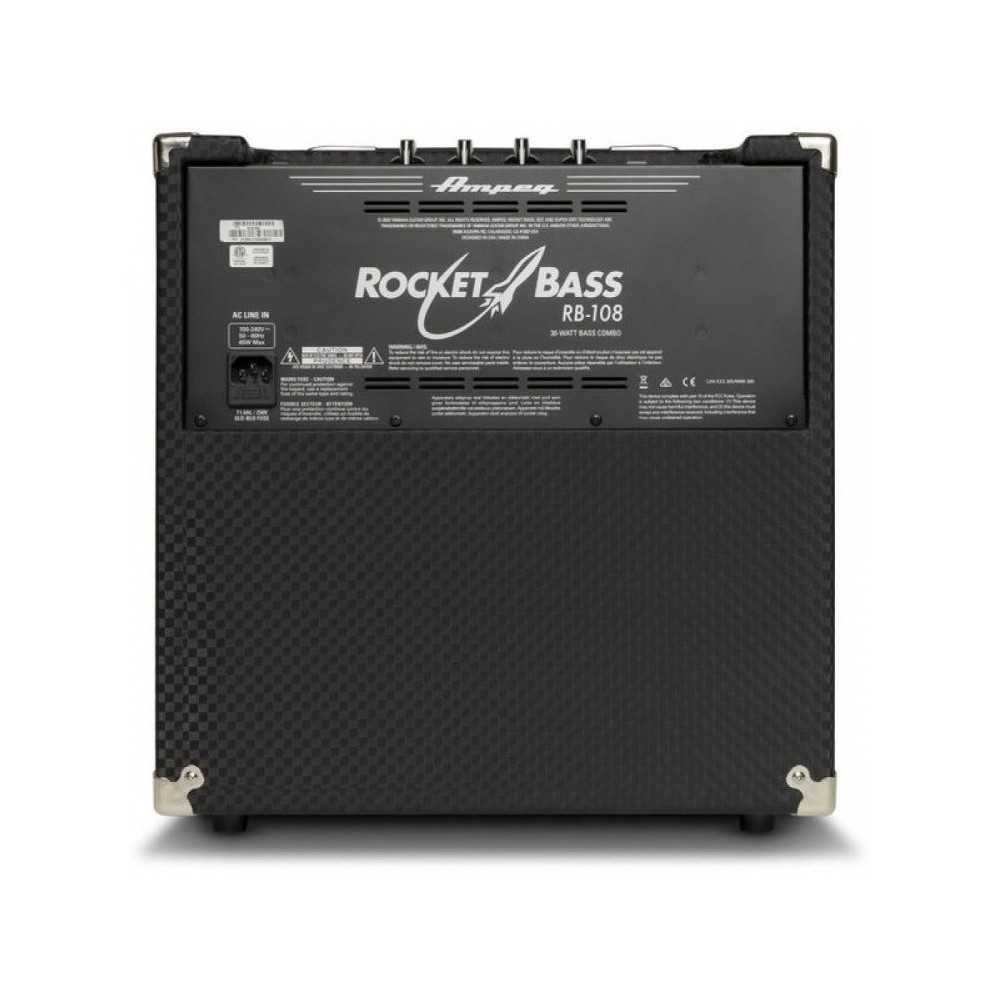 Amplificador De Bajo Ampeg Rb-108 Rocket Combo Bajo 30w 1x8 Super Grit Technology