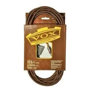 Cable Western Plug Mono a Plug Mono 6 Metros Vox Vac19 Vintage Guitarra Acustica