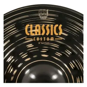 Platillo Meinl Dark Crash 16" Classic Custom Dark Series