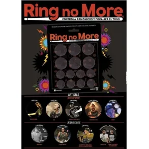 Drum Combo Ring No More Geles Damper+ Llave De Afinar+ Cinta Strap