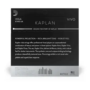 Encordado Daddario P/Viola Tensión Media KV410 LM