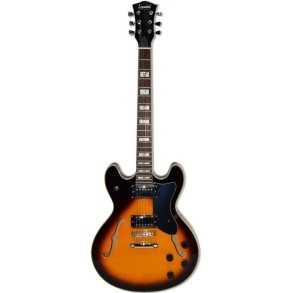 Guitarra Eléctrica Leonard Caja 335 Color Sunburst Jz35sb
