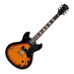 Guitarra Eléctrica Leonard Caja 335 Color Sunburst Jz35sb