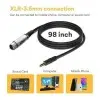 Micrófono Condensador Maono Cable Y Soporte | Cable XLR-mini plug 2,5m