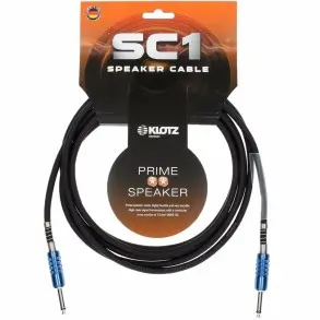 Cable Klotz Bafle - Cabezal/Caja 2 Metros Ficha Silver Blue Sc1pp02sw