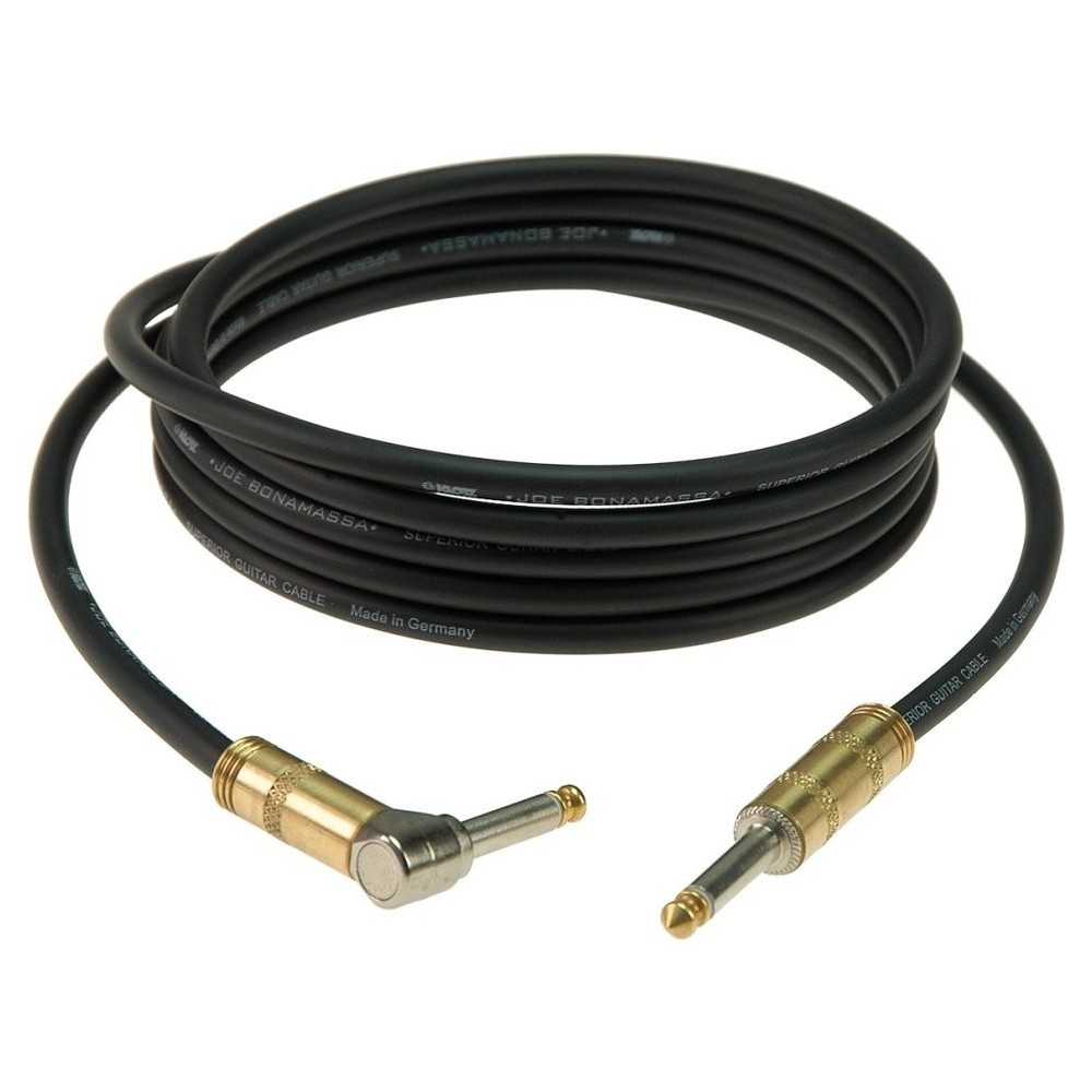 Cable Klotz Plug - Plug P/instrumento 4,5 Metros F. Gold 90° Jbpr045