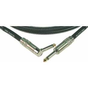 Cable Klotz Plug - Plug P/instrumento 6 Metros Tela F. Gold 90° Vina-0600