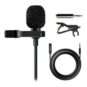 Micrófono Corbatero Para Celular Lavalier Au-402l