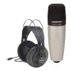 Pack De Microfono Condensador C01 y Auriculares Sr850 Samson C01850
