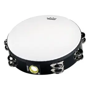 Pandereta Remo 8" Parche Simil Cuero Sonaja Doble TA-5208-ML