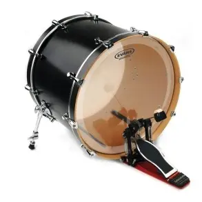 Parche Evans 24" EQ4 Transparente Capa Simple BD24GB4