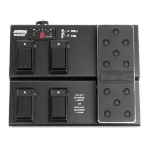 Pedalera Control De 4 Botones Pedal De Volumen Wah Pantalla Con Afinador