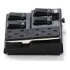Pedalera Control De 4 Botones Pedal De Volumen Wah Pantalla Con Afinador