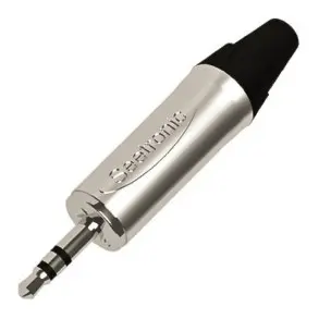 Ficha Seetronic Mini Plug Estereo Metálico 3.5 STP3C