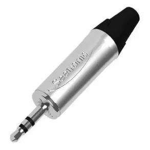 Ficha Seetronic Mini Plug Estereo Metálico 3.5 STP3C