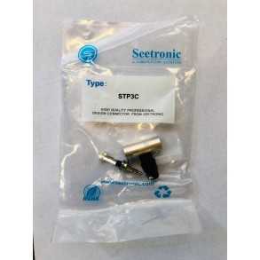 Ficha Seetronic Mini Plug Estereo Metálico 3.5 STP3C