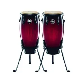 Congas Meinl Headliner Series 11 y 12 bordo Sunburst HC512WRB
