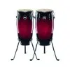 Congas Meinl Headliner Series 11 y 12 bordo Sunburst HC512WRB
