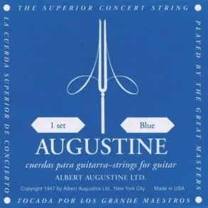 Encordado Augustine C-blue Guitarra Clásica Tensión Alta