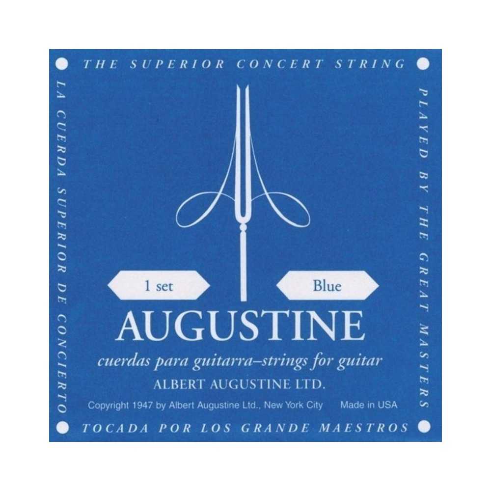 Encordado Augustine C-blue Guitarra Clásica Tensión Alta