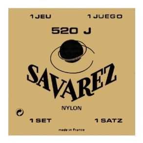 Encordado Savarez Para Guitarra Clasica Tensión Fuerte 520 J