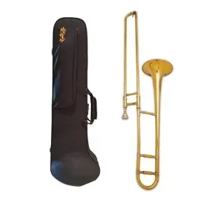 Trombon Knight A Vara Tenor Bb Laqueado Con Estuche JBSL-700