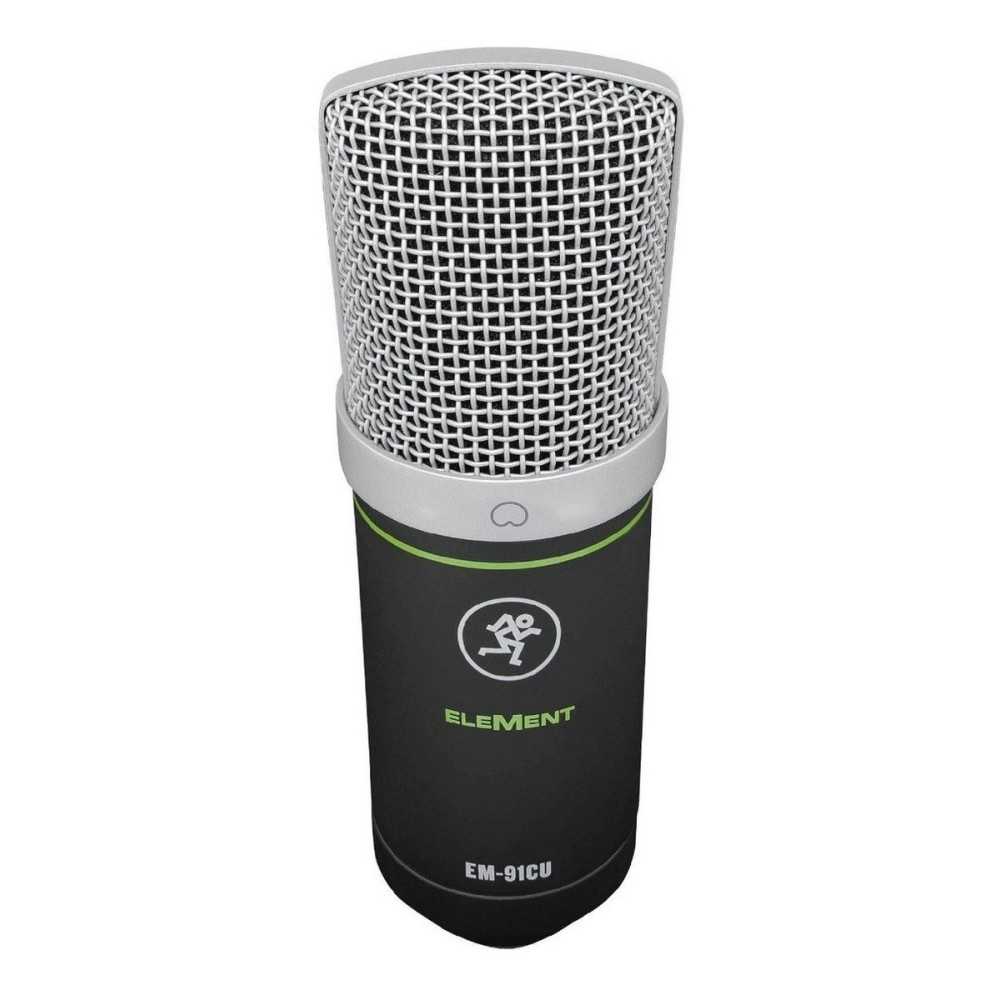 Microfono Condensador Mackie Soporte Araña Y Cable Usb Em-91cu