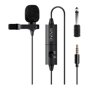 Micrófono Corbatero Lavalier Maono Omnidireccional Mini Plug AU-100