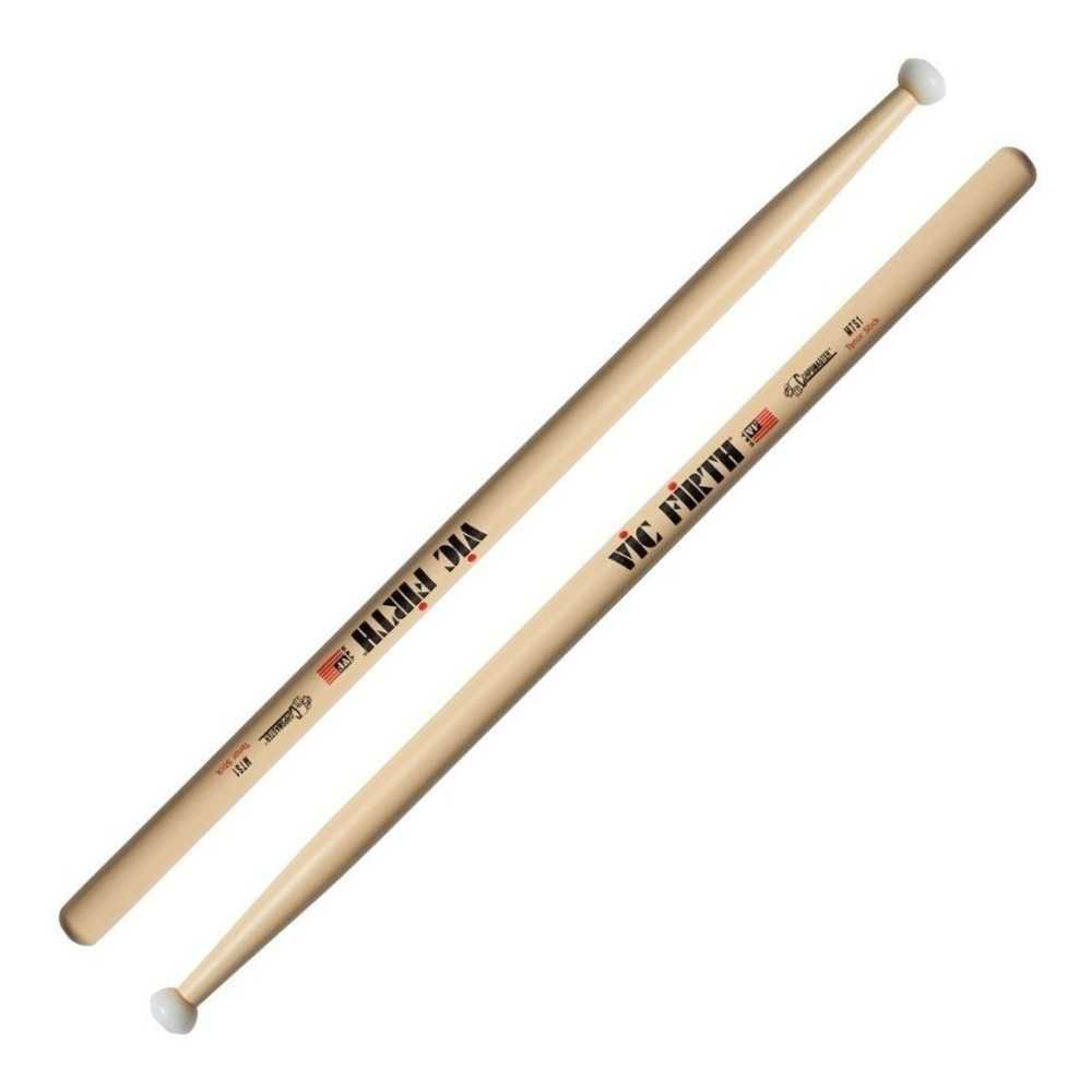 Palillos De Bateria Vic Firth Corpsmaster Multi-tenor Punta Nylon MTS1