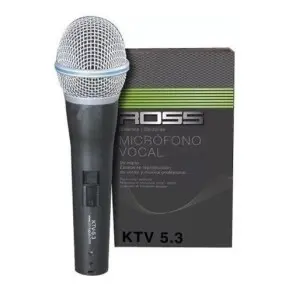 Micrófono Ross Dinámico Cardioide KTV-5.3-CN/CN | Cable XLR-XLR