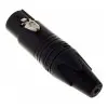 Ficha Seetronic Canon Xlr-3 (hembra) Neutrik SCSF3-BG