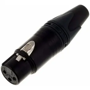Ficha Seetronic Canon Xlr-3 (hembra) Neutrik SCSF3-BG