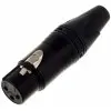 Ficha Seetronic Canon Xlr-3 (hembra) Neutrik SCSF3-BG