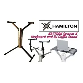 Soporte de teclado tijera ajustable Hamilton X