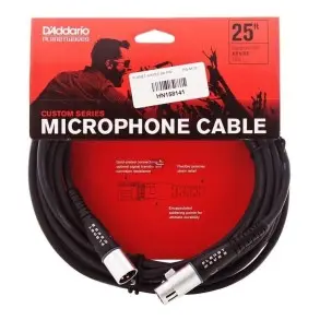 Cable Daddario Pw-m-25 Xlr-xlr 7,5m Classic Series Pro Mic