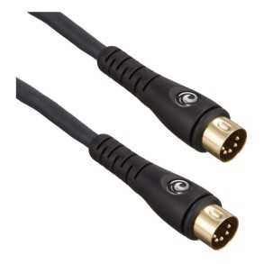 Cable Midi - Midi 5 Conectores Dorados 3,50 M