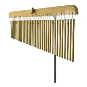 Cortina Musical Bar Chimes Carrillon De 36 Barras + Soporte