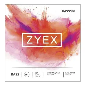 Encordado Daddario Dz610 3/4m P/contrabajo 3/4 Zyex Medium